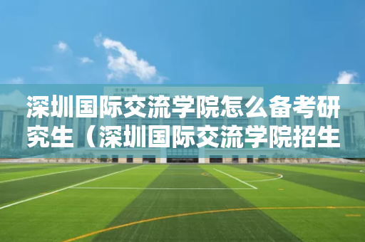 深圳国际交流学院怎么备考研究生（深圳国际交流学院招生要求）