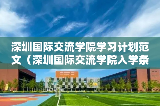 深圳国际交流学院学习计划范文（深圳国际交流学院入学条件）