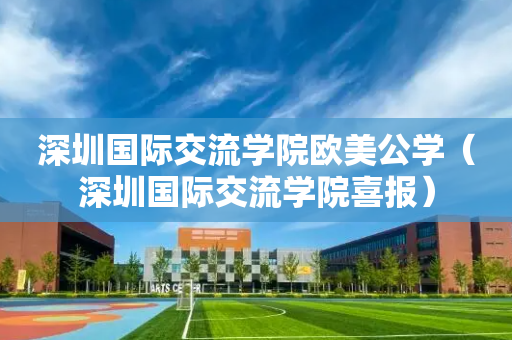 深圳国际交流学院欧美公学（深圳国际交流学院喜报）