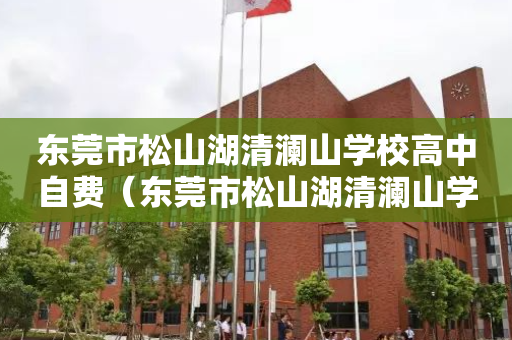 东莞市松山湖清澜山学校高中自费（东莞市松山湖清澜山学校学费）