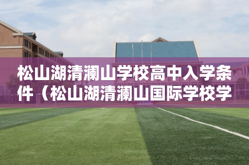 松山湖清澜山学校高中入学条件（松山湖清澜山国际学校学费）