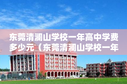 东莞清澜山学校一年高中学费多少元（东莞清澜山学校一年高中学费多少元钱）