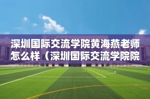 深圳国际交流学院黄海燕老师怎么样（深圳国际交流学院院长）