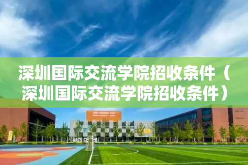 深圳国际交流学院招收条件（深圳国际交流学院招收条件）