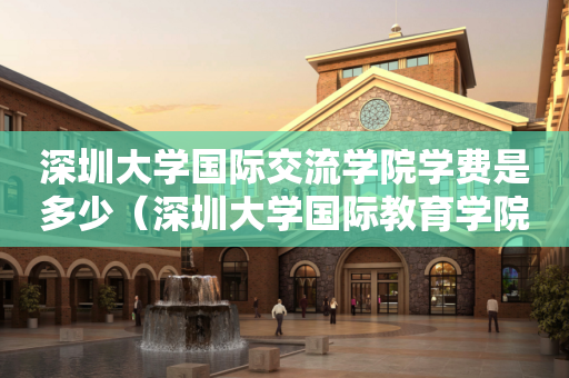 深圳大学国际交流学院学费是多少（深圳大学国际教育学院）