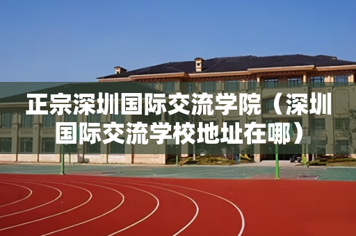 正宗深圳国际交流学院（深圳国际交流学校地址在哪）