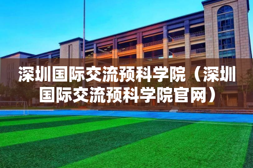 深圳国际交流预科学院（深圳国际交流预科学院官网）