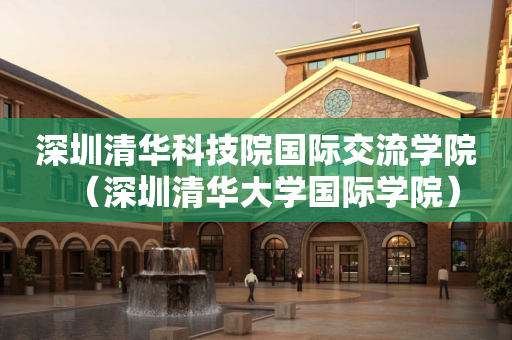 深圳清华科技院国际交流学院（深圳清华大学国际学院）