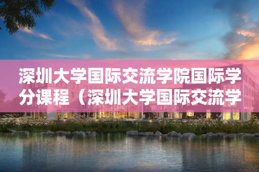深圳大学国际交流学院国际学分课程（深圳大学国际交流学院国际部）