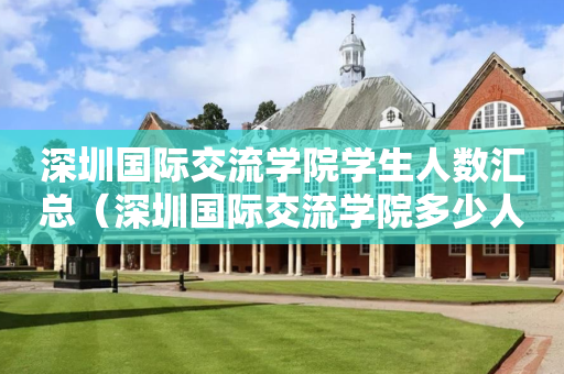 深圳国际交流学院学生人数汇总（深圳国际交流学院多少人）