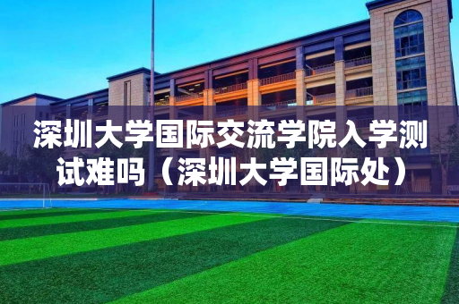 深圳大学国际交流学院入学测试难吗（深圳大学国际处）