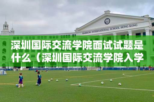深圳国际交流学院面试试题是什么（深圳国际交流学院入学难吗）