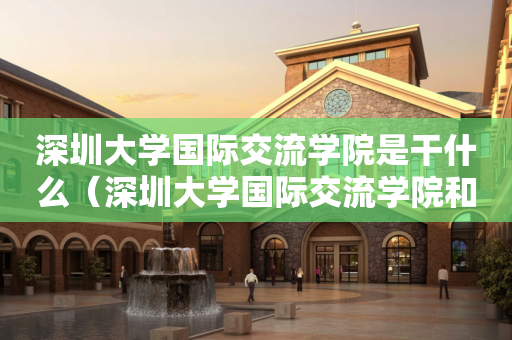 深圳大学国际交流学院是干什么（深圳大学国际交流学院和深国交）