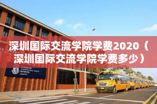 深圳国际交流学院学费2020（深圳国际交流学院学费多少）