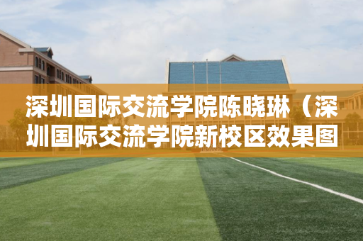 深圳国际交流学院陈晓琳（深圳国际交流学院新校区效果图）
