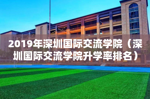 2019年深圳国际交流学院（深圳国际交流学院升学率排名）