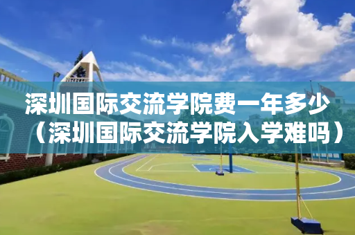 深圳国际交流学院费一年多少（深圳国际交流学院入学难吗）