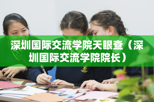 深圳国际交流学院天眼查（深圳国际交流学院院长）