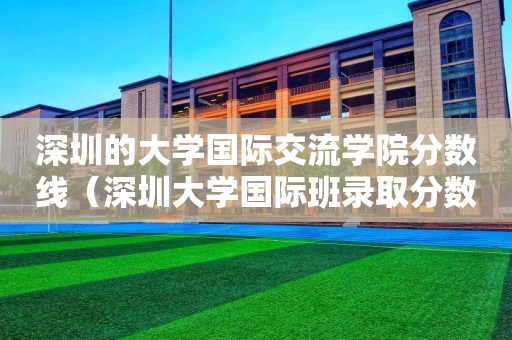 深圳的大学国际交流学院分数线（深圳大学国际班录取分数线）