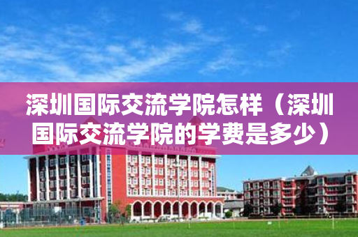 深圳国际交流学院怎样（深圳国际交流学院的学费是多少）