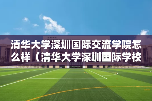 清华大学深圳国际交流学院怎么样（清华大学深圳国际学校）