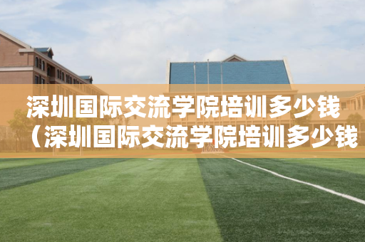 深圳国际交流学院培训多少钱（深圳国际交流学院培训多少钱一个学期）