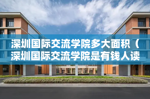 深圳国际交流学院多大面积（深圳国际交流学院是有钱人读的吗）