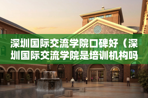深圳国际交流学院口碑好（深圳国际交流学院是培训机构吗）