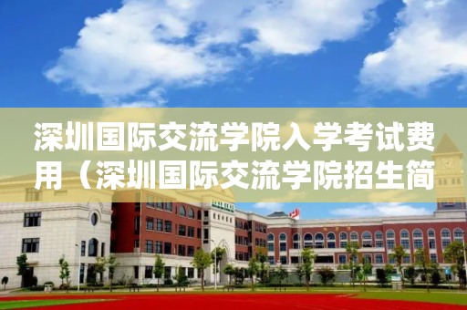 深圳国际交流学院入学考试费用（深圳国际交流学院招生简章）