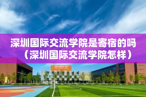 深圳国际交流学院是寄宿的吗（深圳国际交流学院怎样）