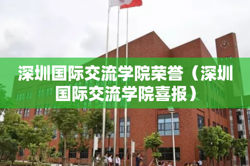 深圳国际交流学院荣誉（深圳国际交流学院喜报）