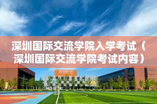 深圳国际交流学院入学考试（深圳国际交流学院考试内容）