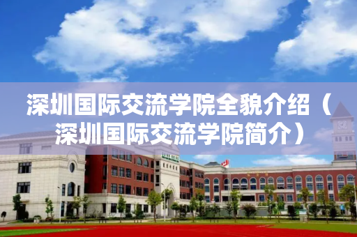 深圳国际交流学院全貌介绍（深圳国际交流学院简介）