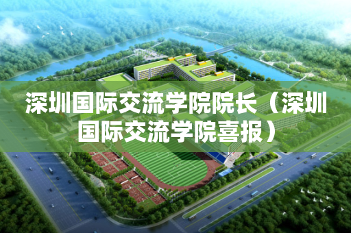 深圳国际交流学院院长（深圳国际交流学院喜报）