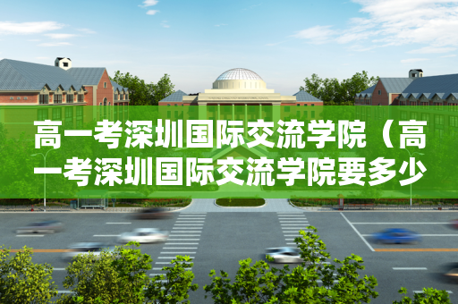 高一考深圳国际交流学院（高一考深圳国际交流学院要多少分）