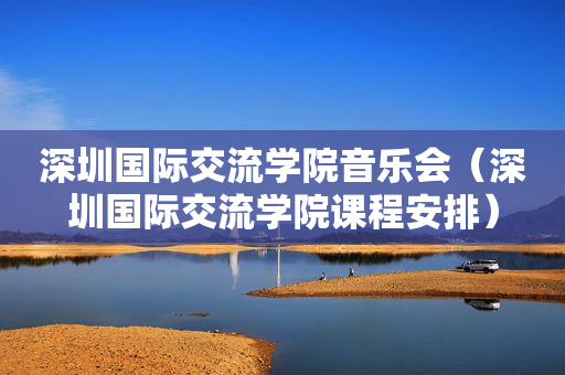 深圳国际交流学院音乐会（深圳国际交流学院课程安排）