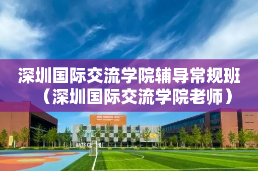 深圳国际交流学院辅导常规班（深圳国际交流学院老师）