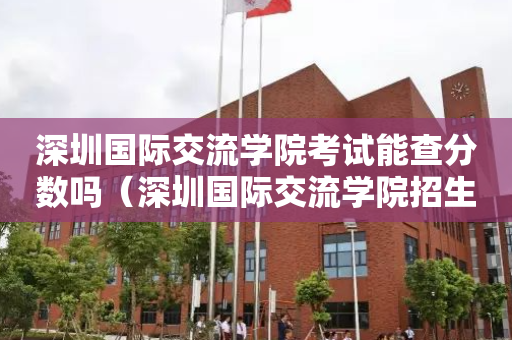 深圳国际交流学院考试能查分数吗（深圳国际交流学院招生要求）