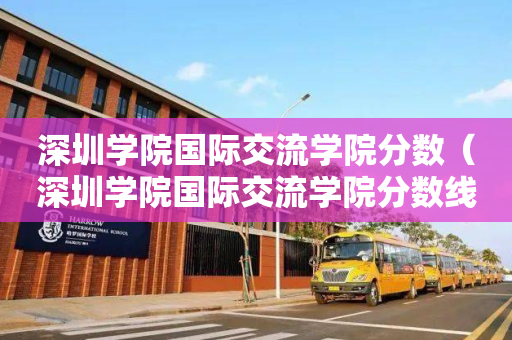 深圳学院国际交流学院分数（深圳学院国际交流学院分数线是多少）