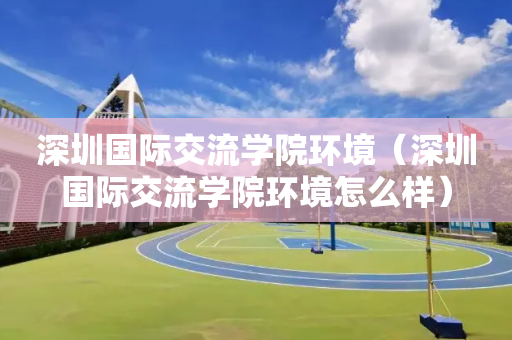 深圳国际交流学院环境（深圳国际交流学院环境怎么样）