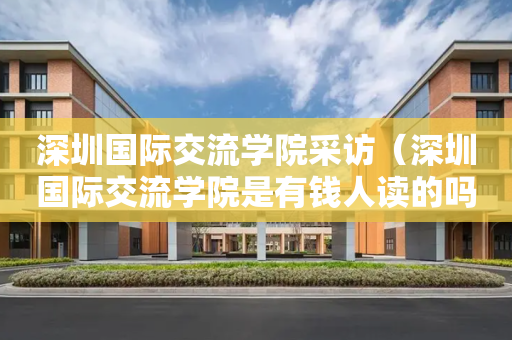 深圳国际交流学院采访（深圳国际交流学院是有钱人读的吗）