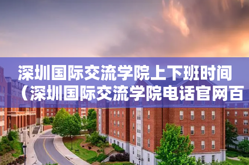 深圳国际交流学院上下班时间（深圳国际交流学院电话官网百度百科）