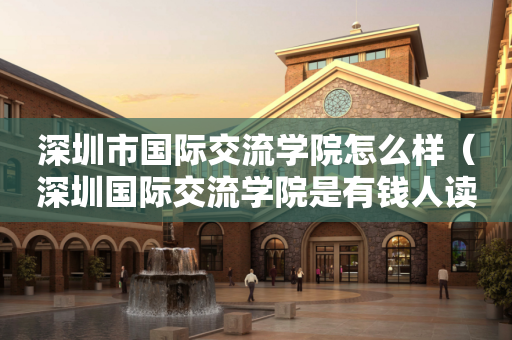 深圳市国际交流学院怎么样（深圳国际交流学院是有钱人读的吗）