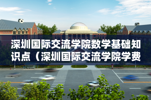 深圳国际交流学院数学基础知识点（深圳国际交流学院学费大概多少）