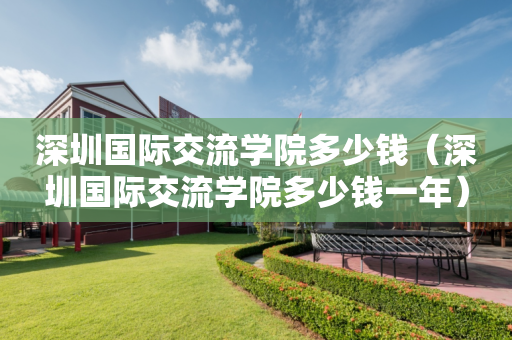 深圳国际交流学院多少钱（深圳国际交流学院多少钱一年）