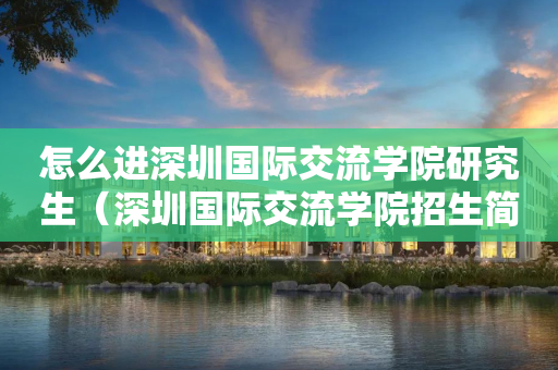 怎么进深圳国际交流学院研究生（深圳国际交流学院招生简章）