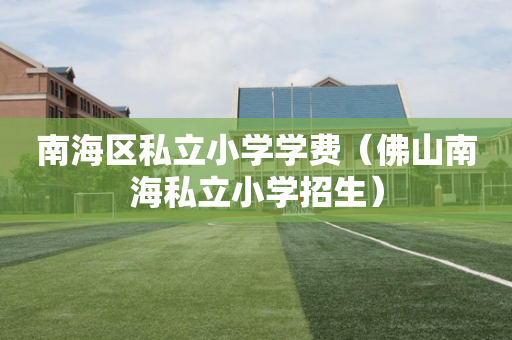 南海区私立小学学费（佛山南海私立小学招生）