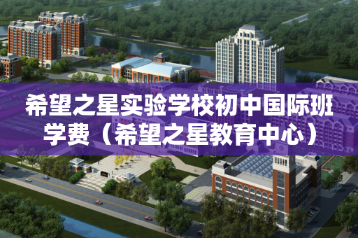 希望之星实验学校初中国际班学费（希望之星教育中心）