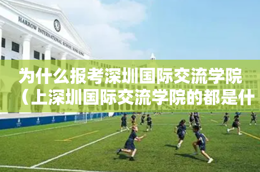 为什么报考深圳国际交流学院（上深圳国际交流学院的都是什么家庭）