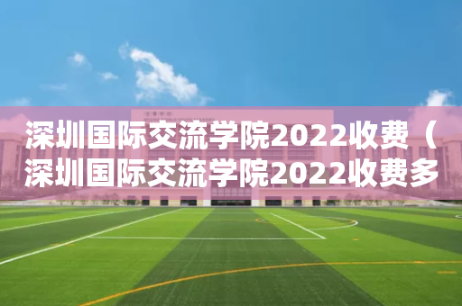 深圳国际交流学院2022收费（深圳国际交流学院2022收费多少）
